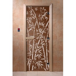 Дверь DoorWood 680х1890 «Бамбук и бабочки»